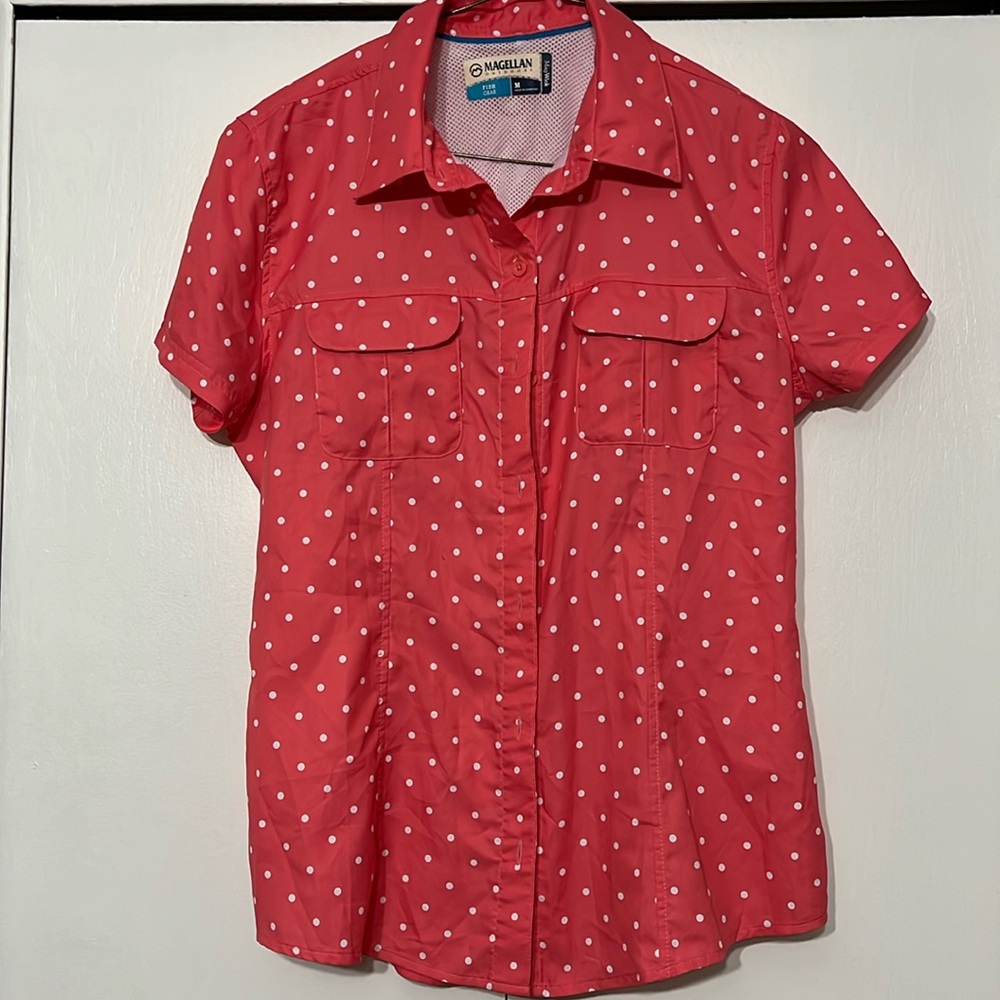 Ladies Magellan Pink Fishing Shirt